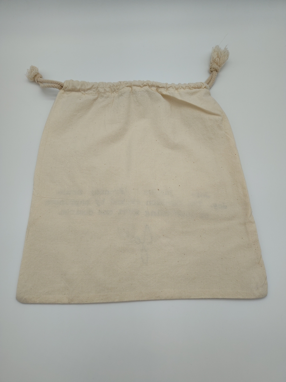 JOIE Juh-Wa French Definition Drawstring Dust Bag Cotton Canvas Pouch 12x11 EUC - Picture 2 of 5